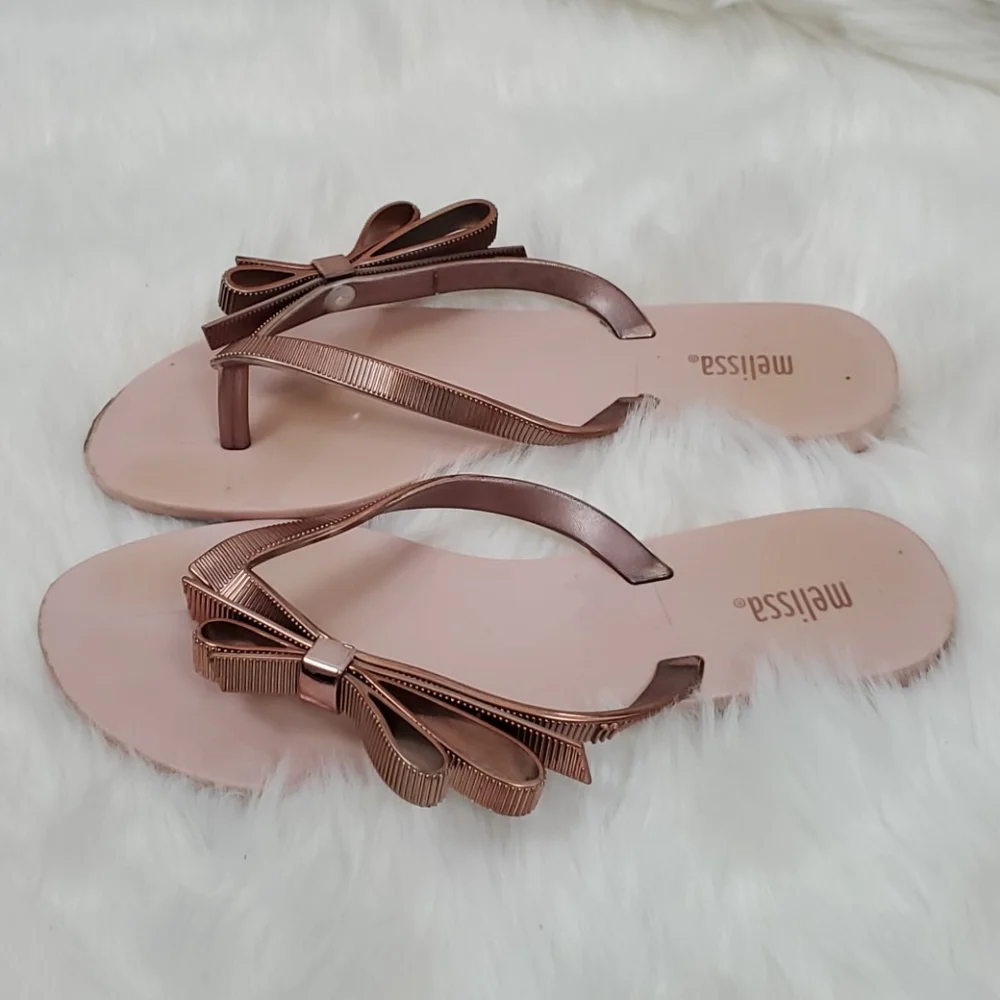 Melissa  shoes sandals flip flops girl size 4